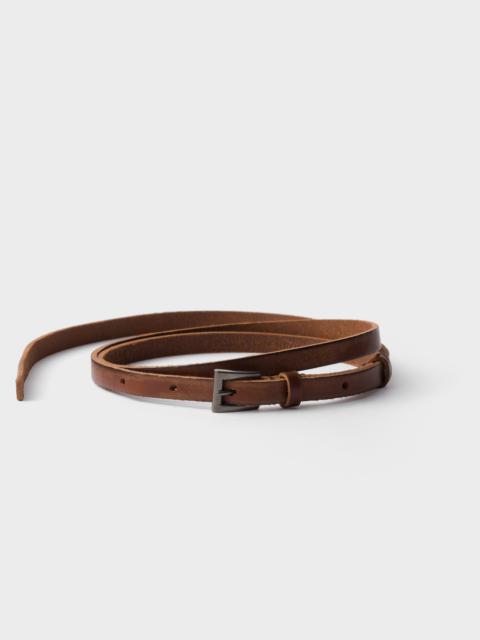 Prada Narrow leather belt
