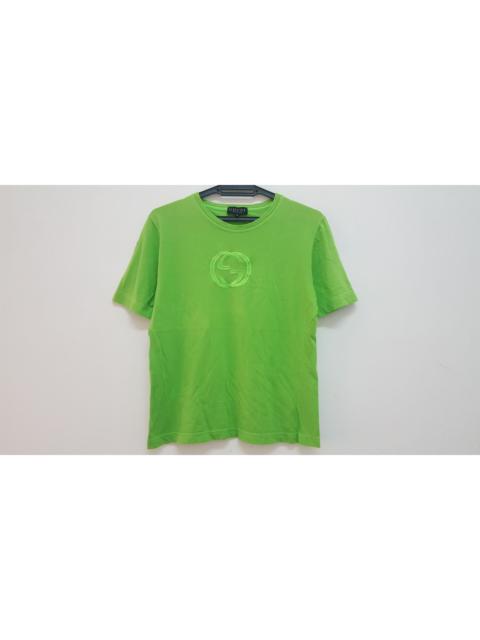 GUCCI GRAIL🔥🔥🔥 EMBROIDERED BIG LOGO RAVE BOLD COLOR TEE