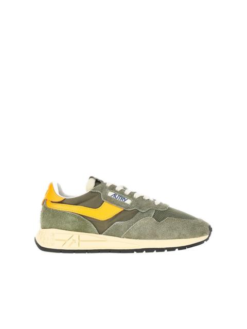 AUTRY 'REELWIND' NYLON AND SUEDE LEATHER SNEAKERS