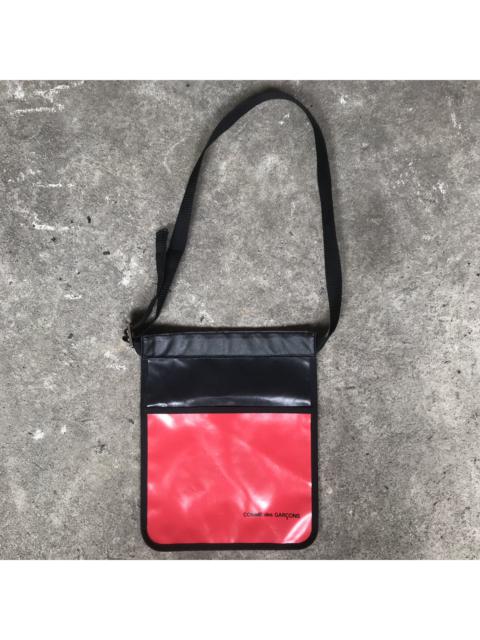 Comme des Garcons vinyl waist bag belt bag