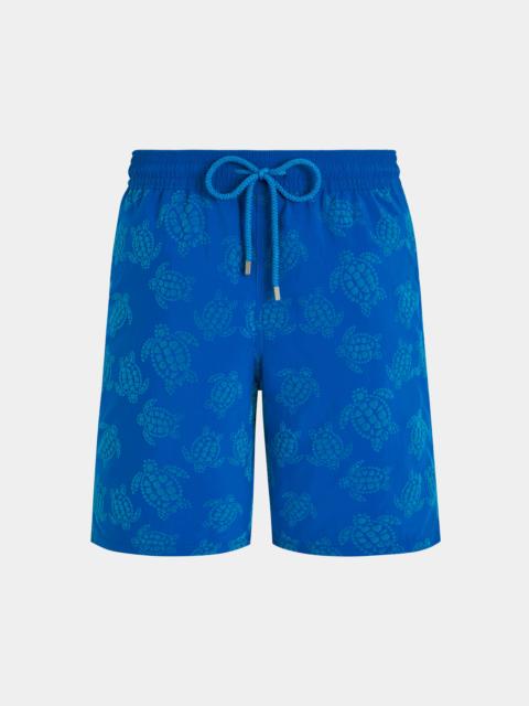 Vilebrequin Men Long Swim Trunks Vendôme Turtles