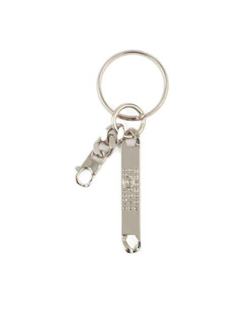 numbers-motif keyring