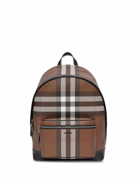 BURBERRY CHECK MOTIF BACKPACK