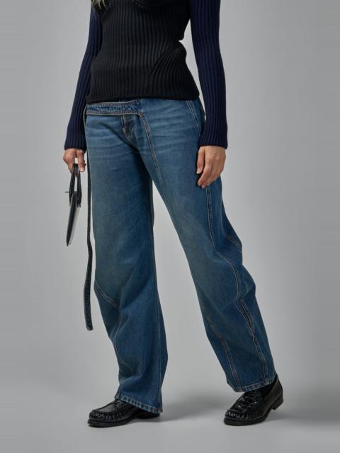 Jean Paul Gaultier Denim Strap Jeans