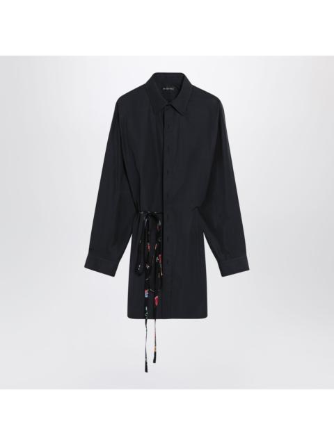 BALENCIAGA Balenciaga Short Dress With Floral Waist Belt Women