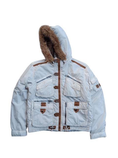 Other Designers Vintage Lets play game fur hoodie jacket