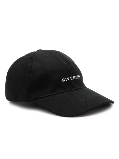 Givenchy Logo-embroidered Cotton-blend cap