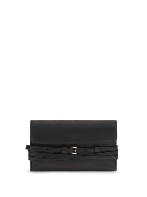 Moschino Moschino Leather Wallet with Buckle Nero