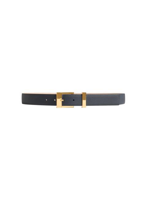 KHAITE Manhattan Belt - Gold (20Mm) brown