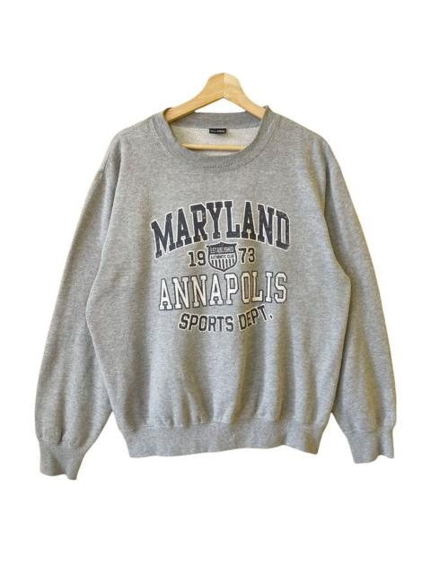 Other Designers Other - Marryland Annapolis Big Logo Crewneck Sweatshirt Size L