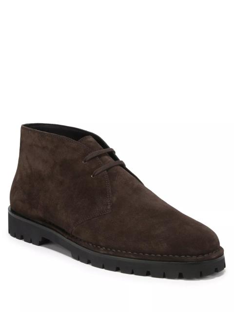 Vince Men's Jerome Black Leather Lace Up Desert Boot