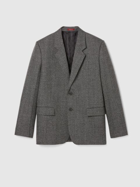 GUCCI Wool mouliné jacket