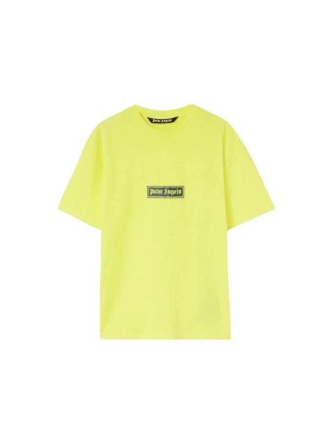Palm Angels Palm Angels Garment Dye Box Logo T-Shirt Yellow/White