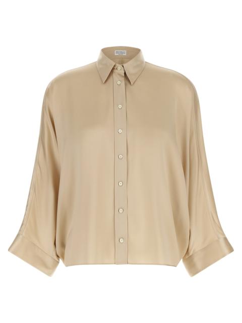 Brunello Cucinelli Brunello Cucinelli Women 'Monile' Satin Shirt