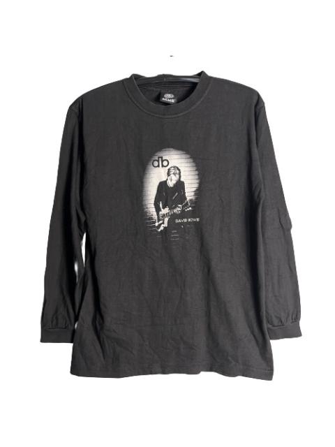 Other Designers Vintage - 🔥RARE🔥 Vintage David Bowie Band Promo Long Sleeve Shirt