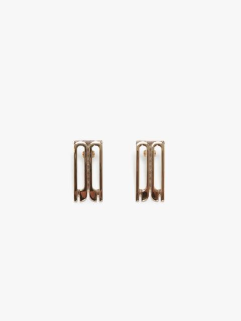 Victoria Beckham Dorian Stud Earrings In Gold