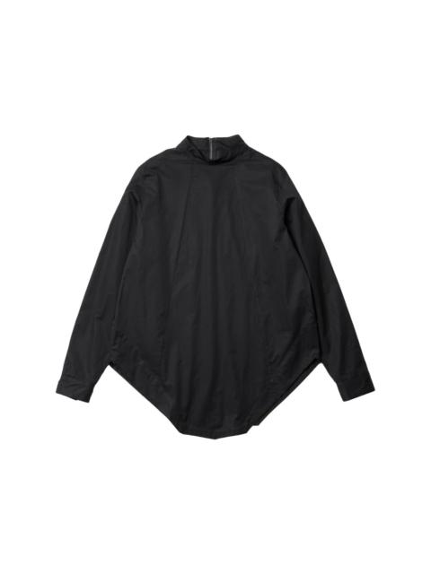 pullover high-neck shirt