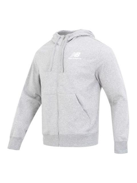 New Balance New Balance Essentials Stacked Logo French Terry Jacket 'Classic Grey' MJ31536-AG