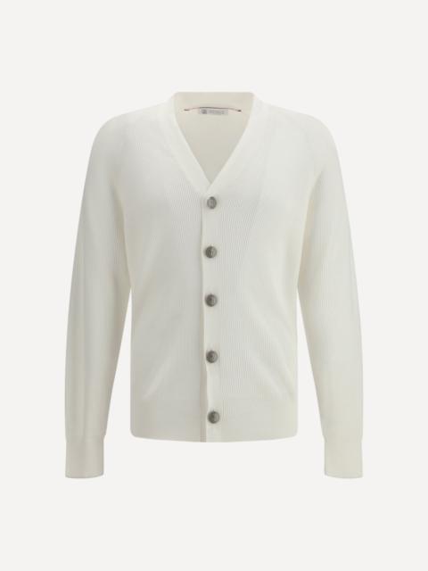 Brunello Cucinelli Ribbed Cardigan