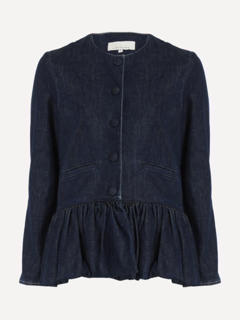 LIBEROWE Denim Peplum Jacket