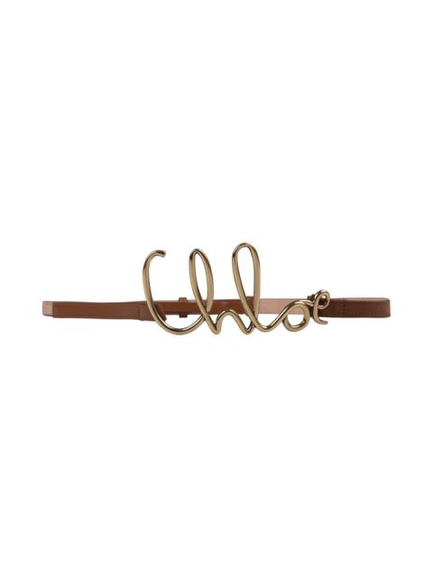 Chloé Brown Chloé Iconic Small Belt