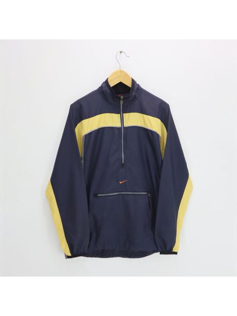 Nike NIKE Half Zip Pullover Lightweight Packable Track Jacket