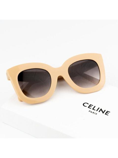 CELINE NEW Celine CL4005FN 57Z Beige Gradient Violet Geometric Women Sunglasses