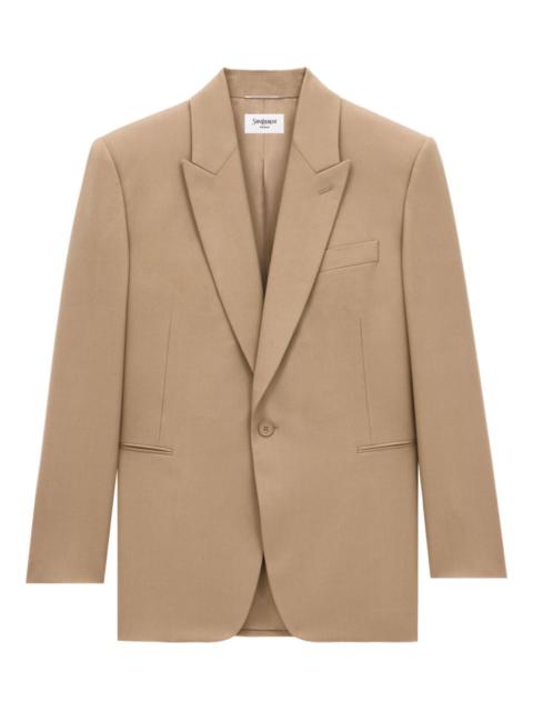 SAINT LAURENT Saint Laurent Men Wool Single-Breasted Jacket