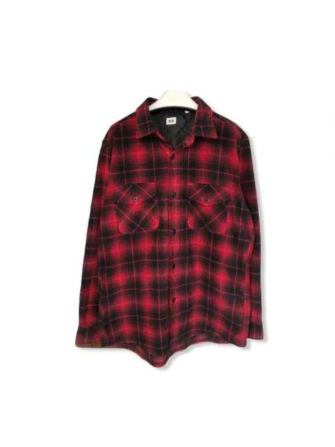 Other Designers Japanese Brand Uniqlo Plaid Tartan Button Up Shirt