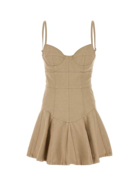 DSQUARED2 Dsquared Women Sand Denim Mini Dress