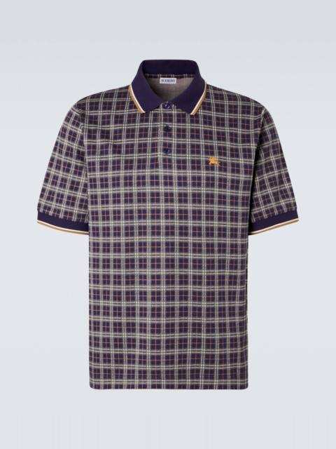 Burberry Checked polo shirt