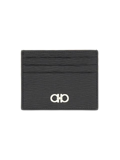 FERRAGAMO Ferragamo Men Leather Card Holder