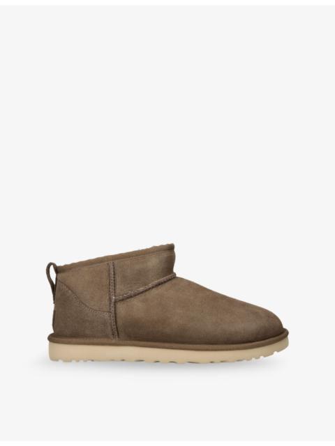UGG Ultra Mini logo-patch sheepskin boots