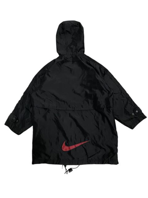 Vintage 90s Nike Swoosh Down Hoodies Jacket Kids
