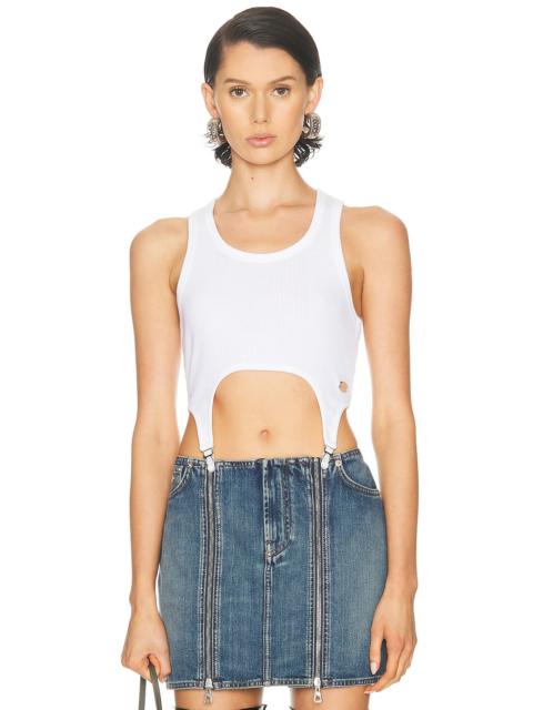 Jean Paul Gaultier Lingerie Garter Ribbed Bra Top