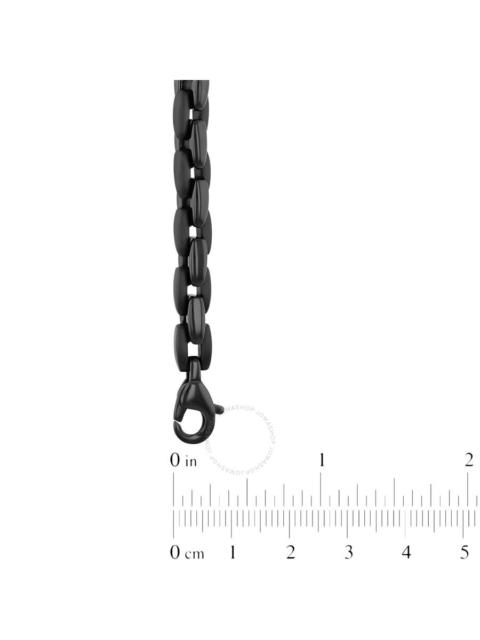 Robert Alton - Robert Alton Black Stainless Steel Chain Jewelry Set for Men