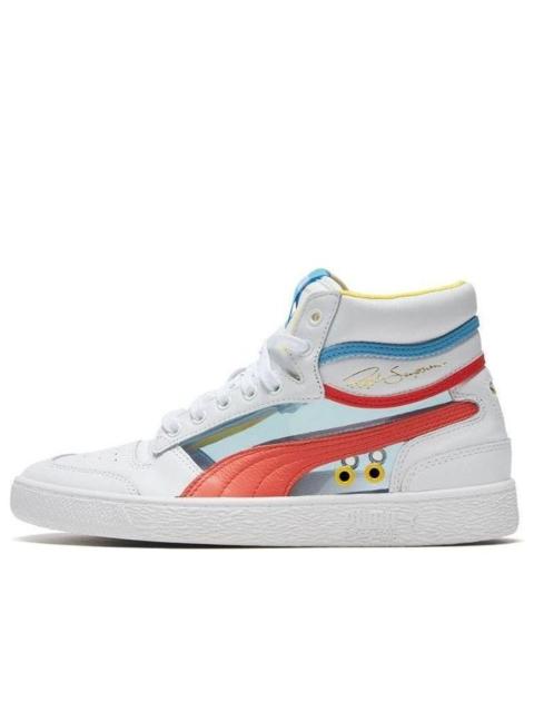 PUMA PUMA Ralph Sampson Mid Glass 'White/Hot Coral/Ethereal Blue' 371582-02