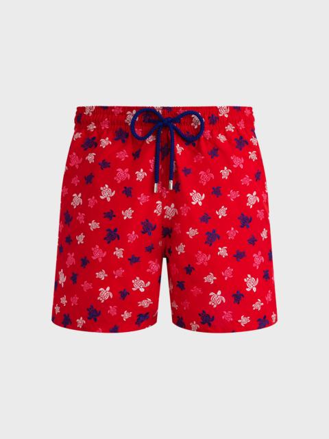 Vilebrequin Men Swim Shorts Embroidered Ronde des Tortues - Limited Edition