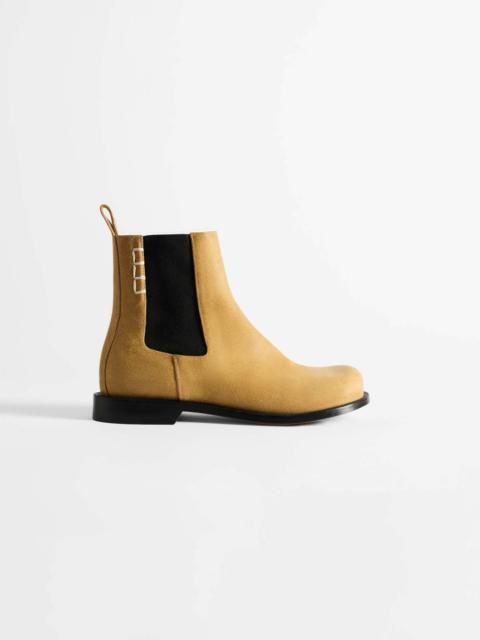 JW Anderson WOMENS CHELSEA LOAFER BOOTS IN MUSTARD
