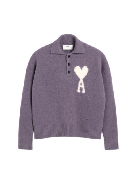 Ami De Coeur polo-collar jumper