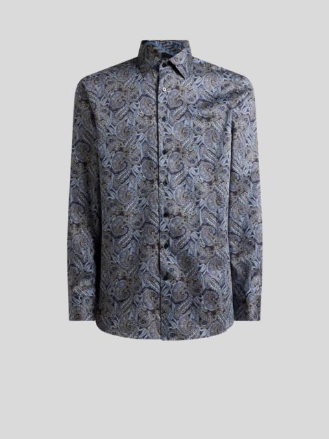 Etro COTTON SHIRT WITH PAISLEY PRINT