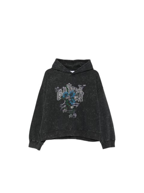 GANNI Ganni Grey Tops - Hoodies Women