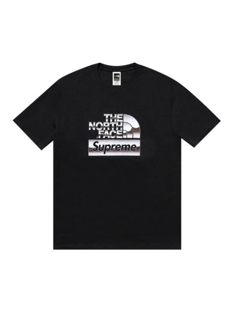 Supreme Supreme The North Face Metallic Logo T-Shirt 'Black'