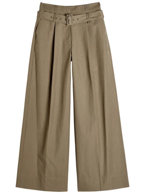 Simone Rocha Simone Rocha Belted Cotton-blend Poplin Trousers