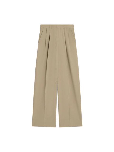 CELINE CELINE $1400 BEIGE MILITAIRE Trousers New & Authentic (Women