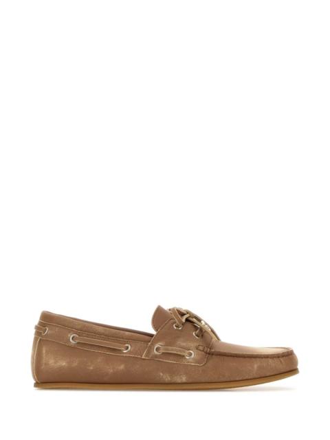 GUCCI Gucci Women Camel Leather Loafers