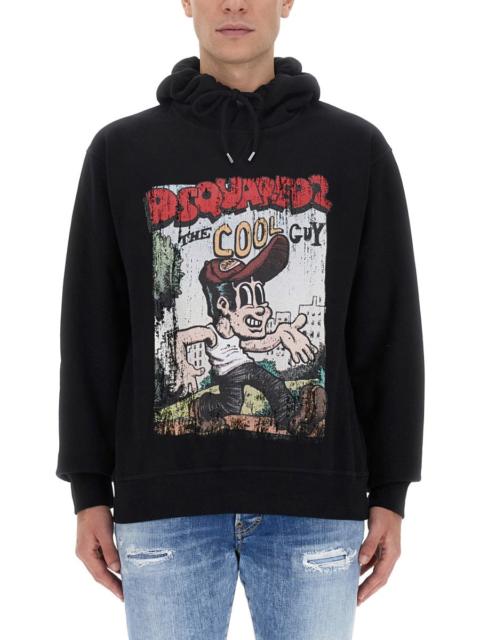 DSQUARED2 Dsquared Men Sweatshirt With Logo Print