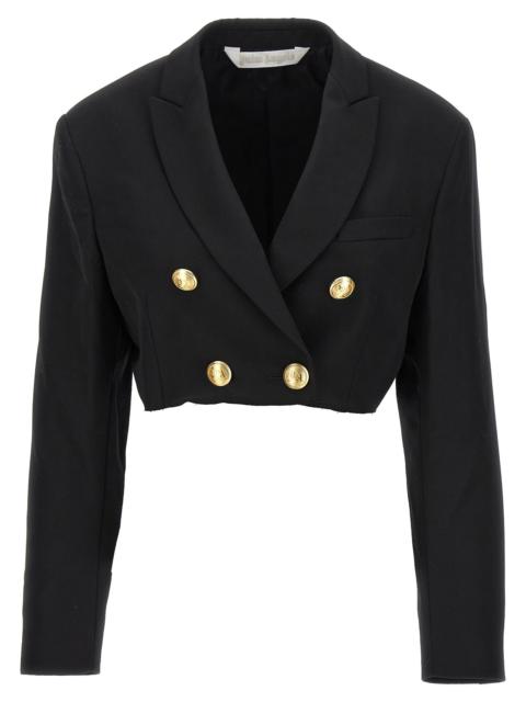 Palm Angels Palm Angels Women Cropped Blazer