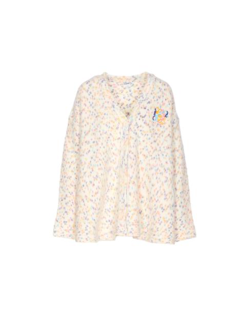Loewe Women Anagram Logo Knit Trapeze Cardigan