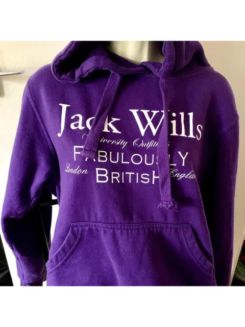 Other Designers Jack Wills Men's Purple Hoodie